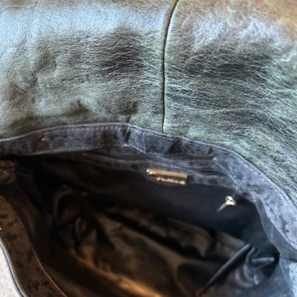 Vintage Viva of California Black Leather Purse - Picture 9 of 10